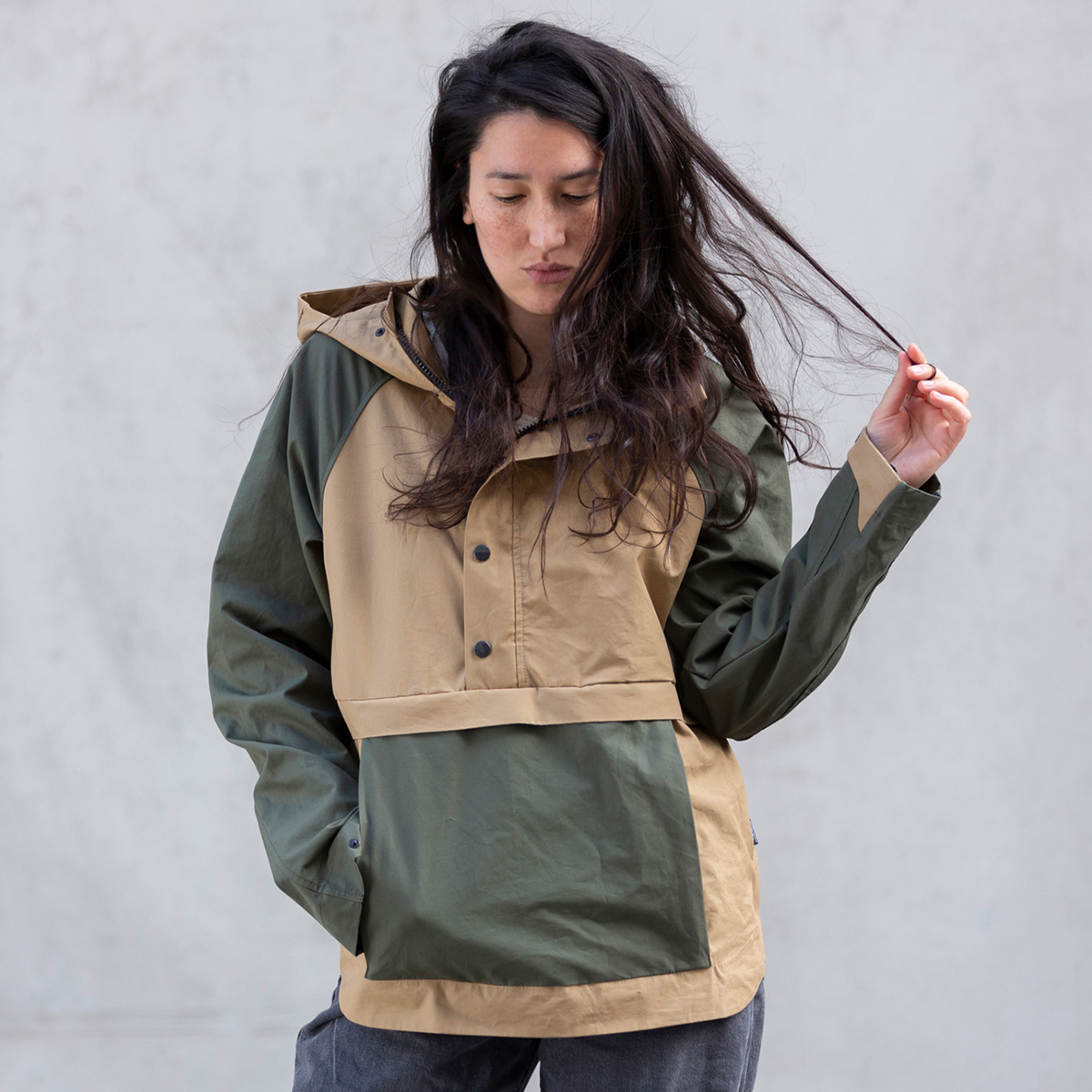 Outerwear Pull-Over Jacket / Birch